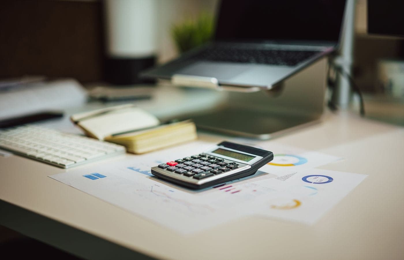 Representative bookkeeping practice photograph; no pictured business is for sale