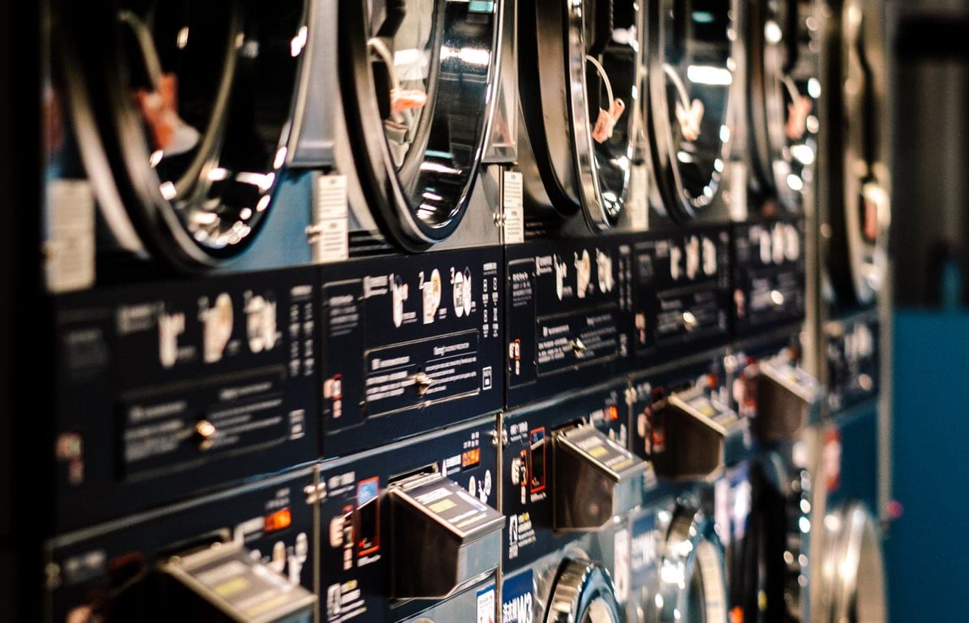 Representative self-service laundry photograph; no pictured business is for sale